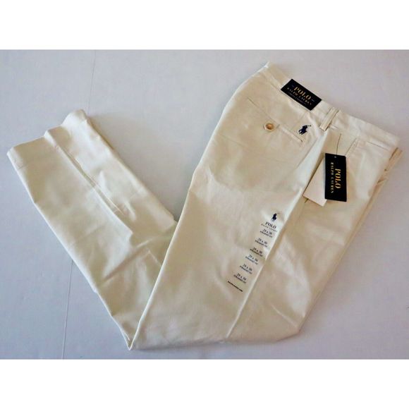 Polo Ralph Lauren Men's Sz 29x30 Beige Stretch Classic Straight Fit Pants $99 - Picture 8 of 8